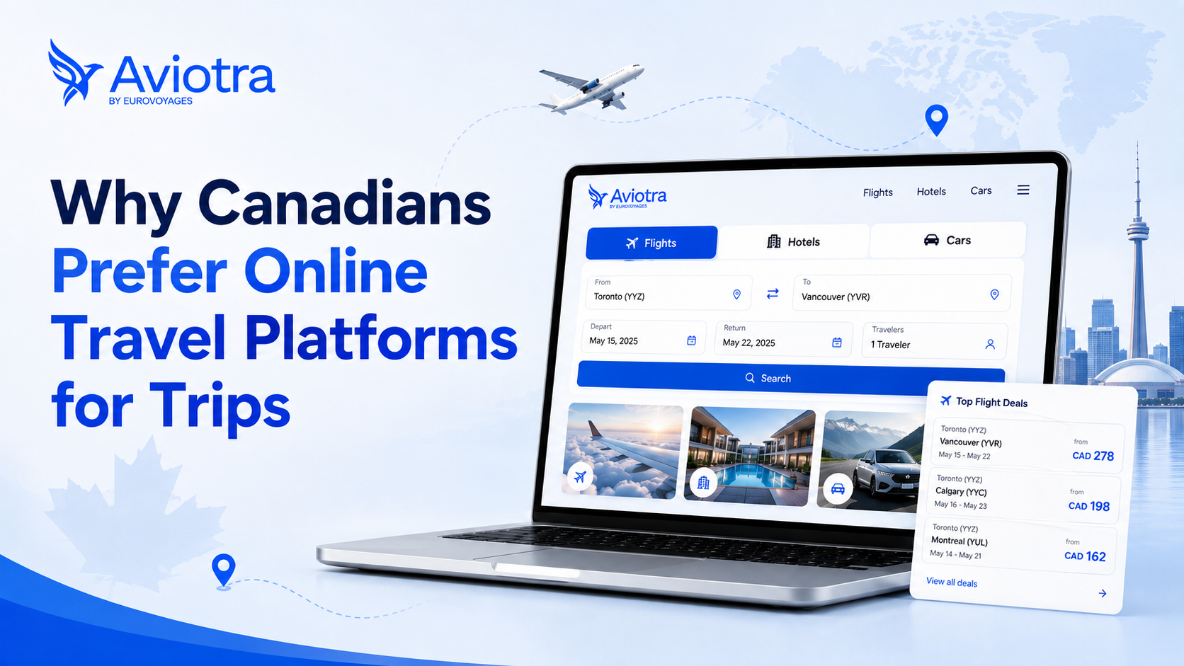Why Canadians Are Choosing Online Travel Platforms for Trip Planning?